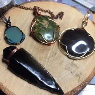 Wire Wrapped Pendants